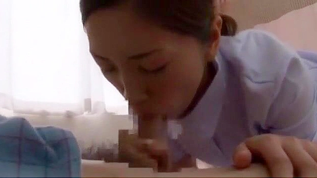 Japanese Enchantress Yuri Kashiwaga in Mind-Blowing Nurse POV ~ JAV Clip