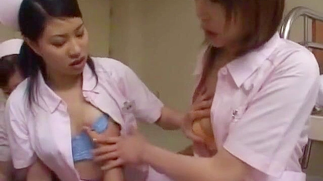 Take a Peek at this Seductive Japanese Slut in Mesmerizing Stockings/Pansuto, Naughty Nurse JAV Scene