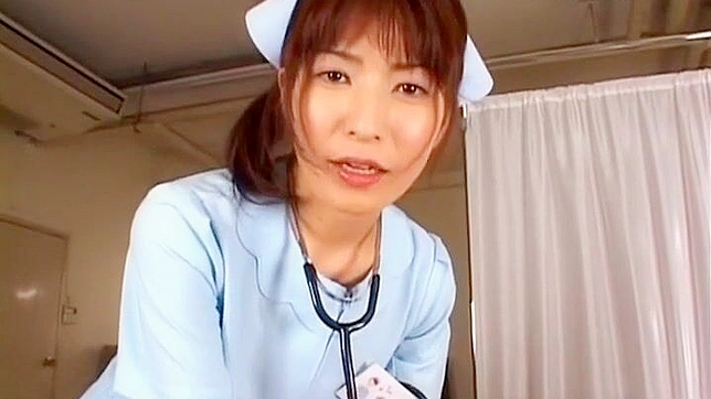 JAV Goddesses ~ Mari Fujisawa, Tsubomi, and Yuma Asami in 'Naughty Nurse' Play