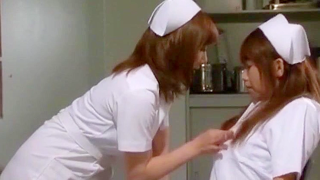 JAV Scene ~ Akina's Luscious Nurse Role in a Steamy Lesbian Encounter