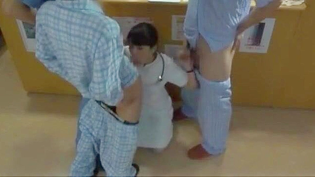 Naughty Nurses ~ Hot JAV Scene with Riri Kuribayashi, Ririka Suzuki, and Megumi Shino