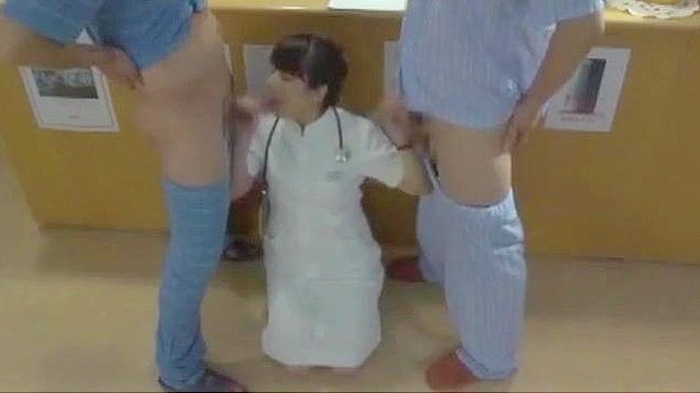 Naughty Nurses ~ Hot JAV Scene with Riri Kuribayashi, Ririka Suzuki, and Megumi Shino