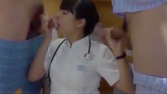 Naughty Nurses ~ Hot JAV Scene with Riri Kuribayashi, Ririka Suzuki, and Megumi Shino