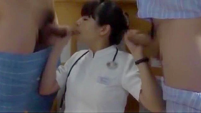 Naughty Nurses ~ Hot JAV Scene with Riri Kuribayashi, Ririka Suzuki, and Megumi Shino