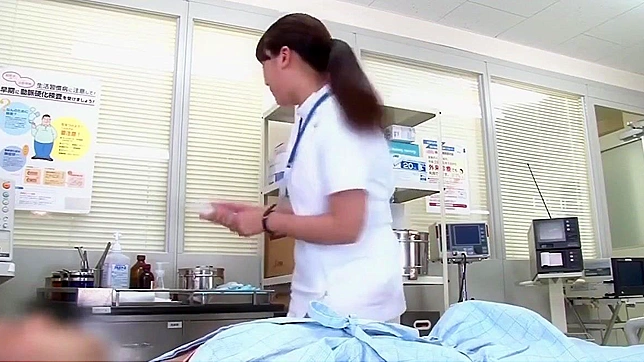 JAV Actresses' Ultimate Handjob Experience at the Nurse's Clinic - Watch How They Squirt for Joy!