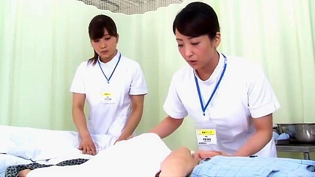 JAV Actresses' Ultimate Handjob Experience at the Nurse's Clinic - Watch How They Squirt for Joy!