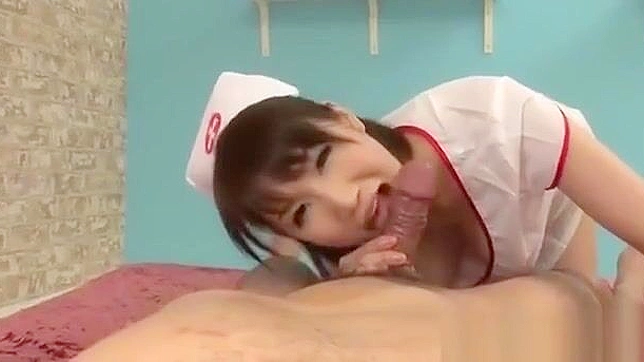 Japanese Nurse's Luscious Foot Job and Enchanting Tits Job - A Must-Watch for Beauty Enthusiasts