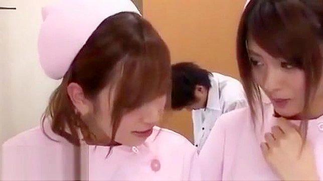 Luscious Japanese Nurses in Stockings Drive Patient Wild with Desire