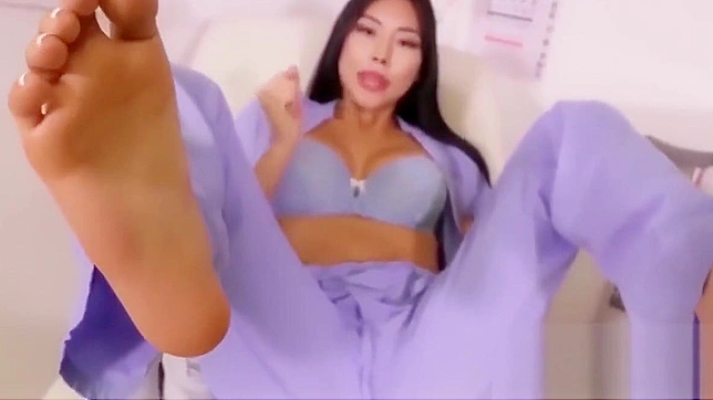 Worship the Sole Control of a Seductive Asian Nurse! JOI Foot Tease POV