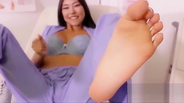 Worship the Sole Control of a Seductive Asian Nurse! JOI Foot Tease POV