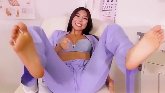 Worship the Sole Control of a Seductive Asian Nurse! JOI Foot Tease POV