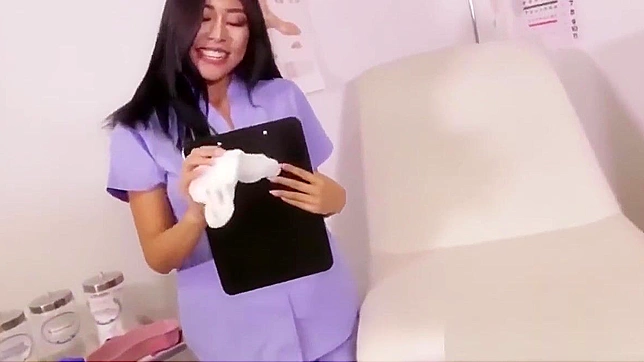 Worship the Sole Control of a Seductive Asian Nurse! JOI Foot Tease POV