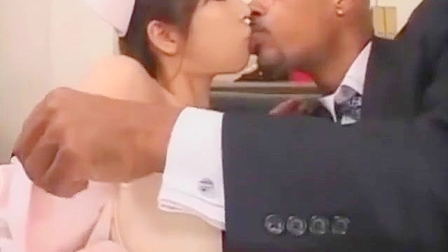 JAV Sensation ~ Luscious Japanese Nurse Fucking a Black American Man