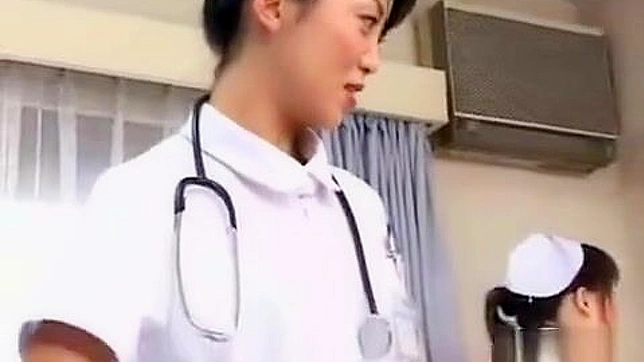 Japanese Nurses Anally Examine Patients While Giving a Blowjob