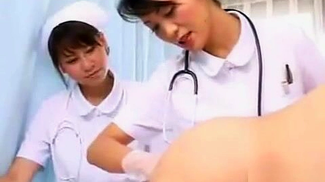 Japanese Nurses Anally Examine Patients While Giving a Blowjob