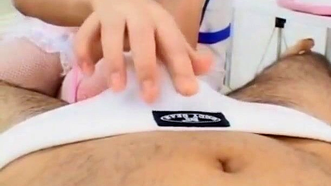 Japanese Nurse's Gloved Handjob ~ An Alluring and Luscious Experience