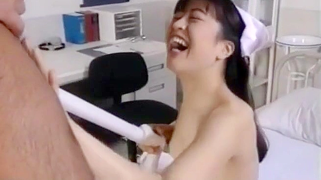 Naughty Nurse Eri Ueno Gets Nailed by the Doctor in this JAV Secret Medical Fetish Video!