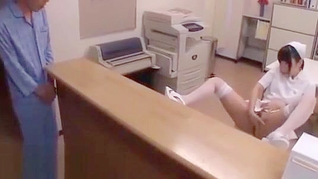 Japanese Enchantress ~ Naughty Nurse Caught Masturbating on the Job!