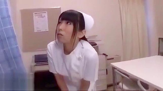 Japanese Enchantress ~ Naughty Nurse Caught Masturbating on the Job!