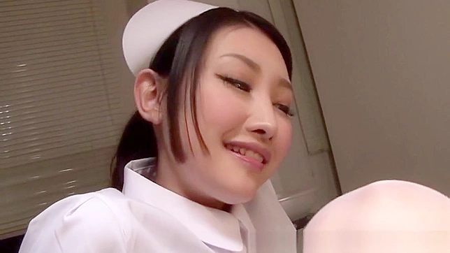 East meets West ~ JAV Horny Nurse Azumi Mizushima Gives Footjob