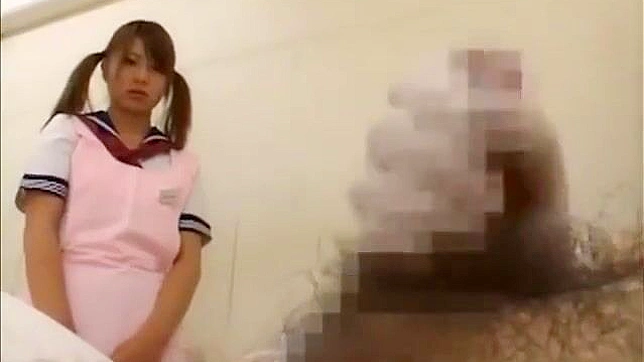 JAV Nurse Teaches Amazing Handjob with Latex Gloves - A Must-Watch For All Fans of Medical Fetish!