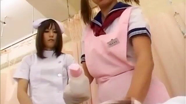 JAV Nurse Teaches Amazing Handjob with Latex Gloves - A Must-Watch For All Fans of Medical Fetish!