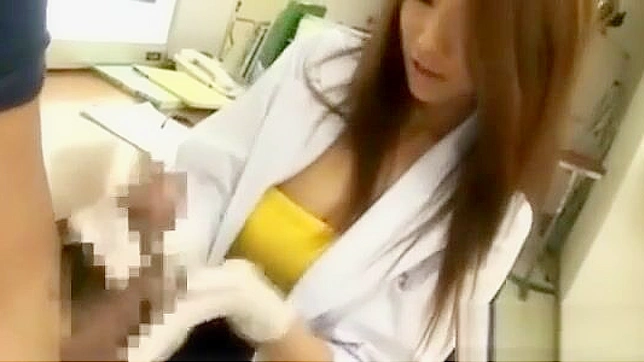 Unleash Your Fantasies with an Alluring Asian Nurse Slut Giving you the Best Handjob!