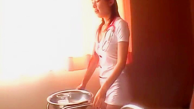 Japanese AV Enchantress Allures as a Sexy Nurse ~ Fulfilling Patients' Fantasies!