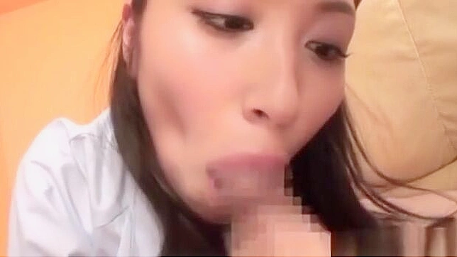 Japanese Nurse Gets Jizz on Her Mouth in a Steamy POV Show ~ A Must-Watch for Fans of JAV!