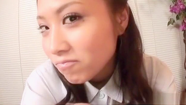 Japanese Nurse Gets Jizz on Her Mouth in a Steamy POV Show ~ A Must-Watch for Fans of JAV!