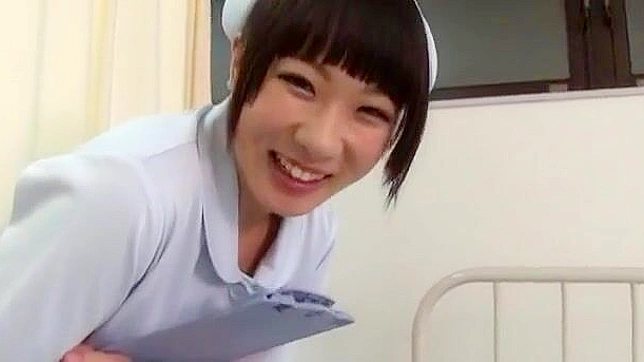 JAV sensation ~ A seductive Asian nurse indulges in steamy facesitting