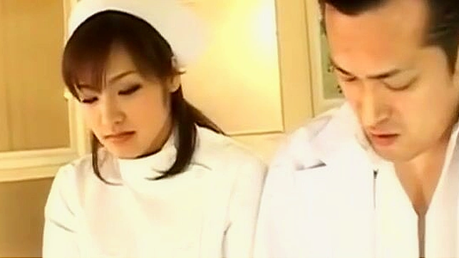 Japanese Nurse's Teasing Seduction ~ A Must-Watch!