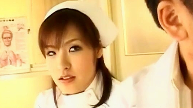 Japanese Nurse's Teasing Seduction ~ A Must-Watch!