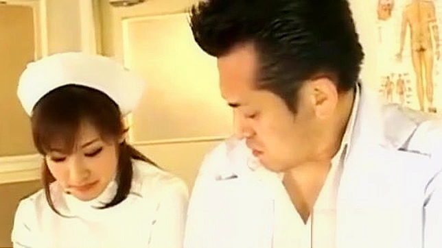 Japanese Nurse's Teasing Seduction ~ A Must-Watch!