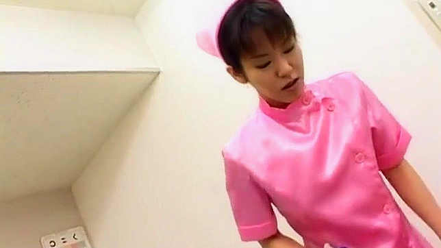 JAV Porn ~ Enchanting Nurse in Pink Teases Her Patient with Sultry Mouth Sex!