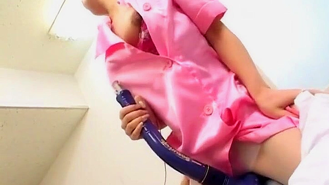 JAV Porn ~ Enchanting Nurse in Pink Teases Her Patient with Sultry Mouth Sex!