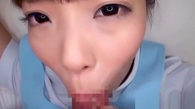 Busty JAV sensation Haruna Ikoma's steamy nurse fantasy video! Watch her devour cum like a pro!