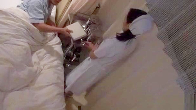 Japanese AV Model Kayako's Wild Nurse Role and Cock Loving Scene