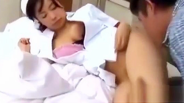 Japanese Nurse with a Hairy Pussy Gets Fingered – A Must-See Video!