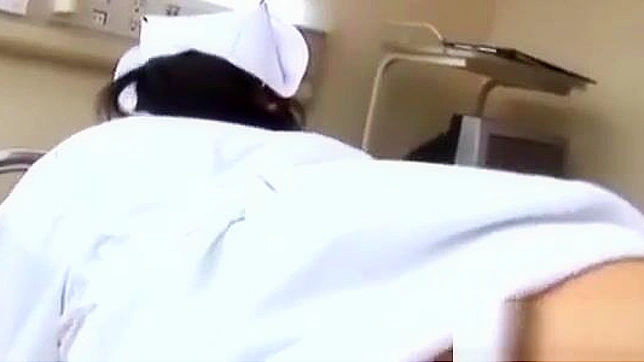 Japanese Nurse with a Hairy Pussy Gets Fingered – A Must-See Video!