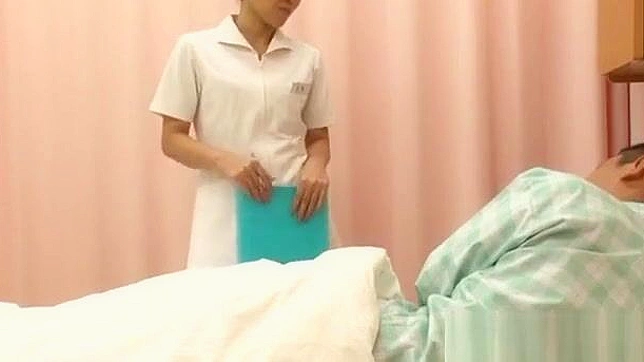 Japanese Nurse's Hot Hand Job ~ Satisfy Your Desires with a Sexy Medical Professional!