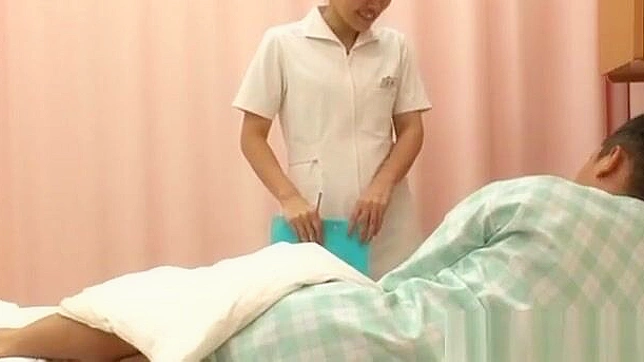 Japanese Nurse's Hot Hand Job ~ Satisfy Your Desires with a Sexy Medical Professional!