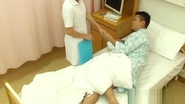 Japanese Nurse's Hot Hand Job ~ Satisfy Your Desires with a Sexy Medical Professional!