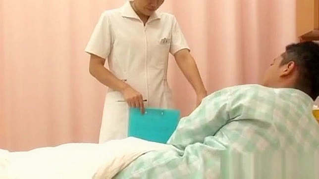 Japanese Nurse's Hot Hand Job ~ Satisfy Your Desires with a Sexy Medical Professional!