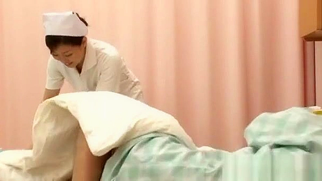 Japanese Nurse's Hot Hand Job ~ Satisfy Your Desires with a Sexy Medical Professional!