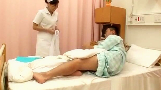 Japanese Nurse's Hot Hand Job ~ Satisfy Your Desires with a Sexy Medical Professional!