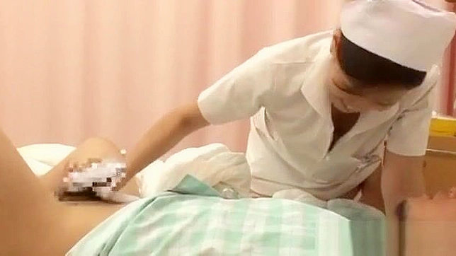 Japanese Nurse's Hot Hand Job ~ Satisfy Your Desires with a Sexy Medical Professional!