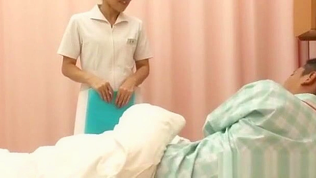 Japanese Nurse's Hot Hand Job ~ Satisfy Your Desires with a Sexy Medical Professional!