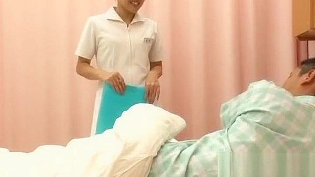 Japanese Nurse's Hot Hand Job ~ Satisfy Your Desires with a Sexy Medical Professional!