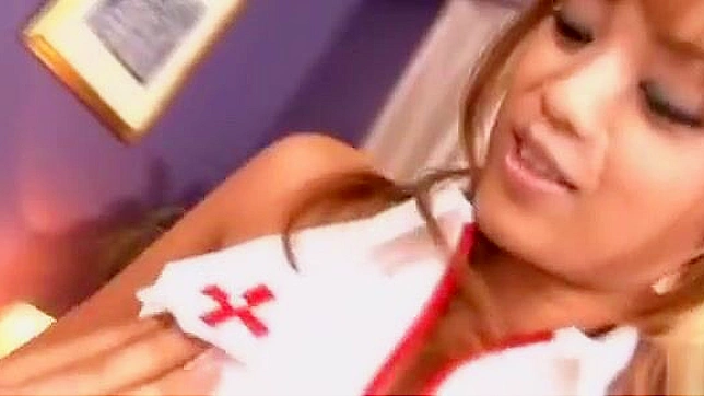 Uncover the Alluring Japanese AV Model in Her Sexy Nurse Outfit!